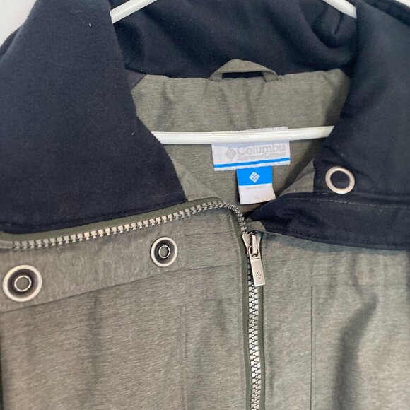 COLUMBIA Sleek Street Insulated Belted Trench Heather Grey Long Jacket Size‎ XL - Picture 3 of 10